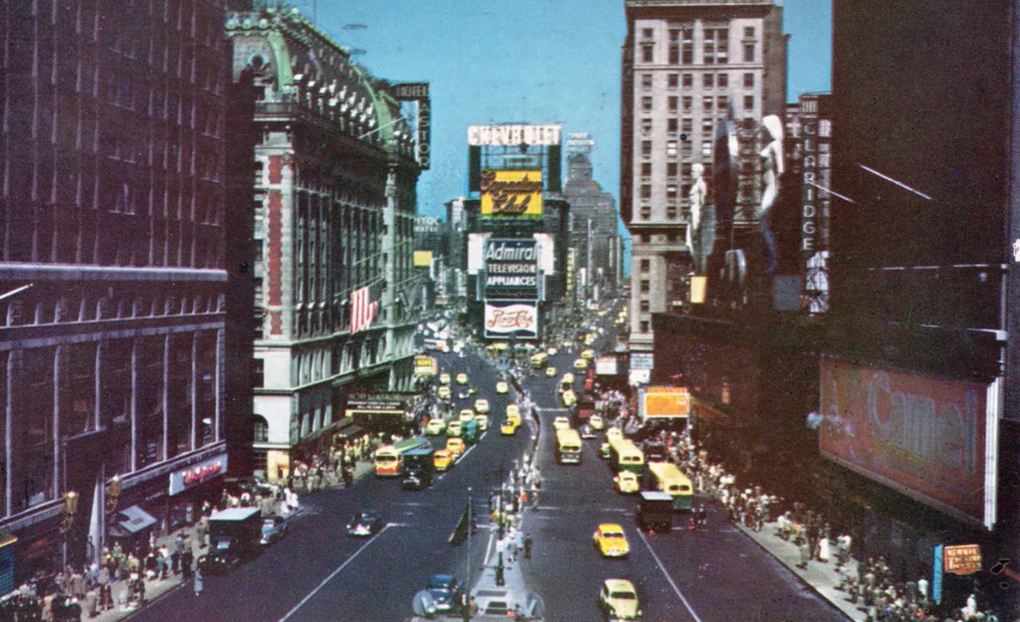 Times Square 1940s The Bowery Boys New York City History