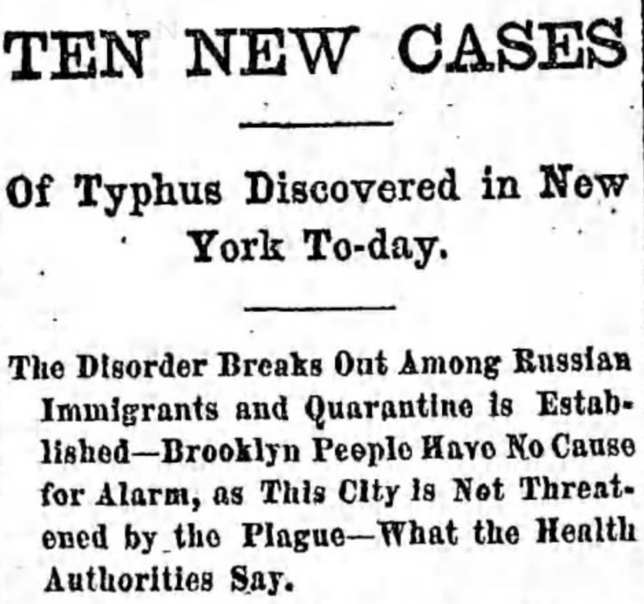 Quarantine on the Lower East Side: A frightening tale from 1892 - The ...