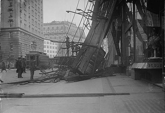 The Big Wind of 1912: New York skyscrapers in peril, as monster ...