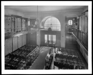 8 Delancey Street. Tree-Mark shoe store, interior.