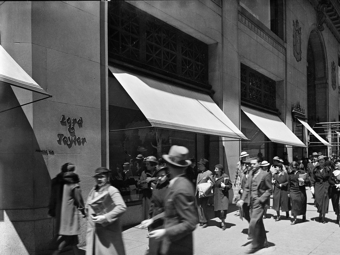 splashy move to Fifth Avenue in 1914 