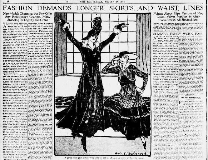 New York Sun, August 1915