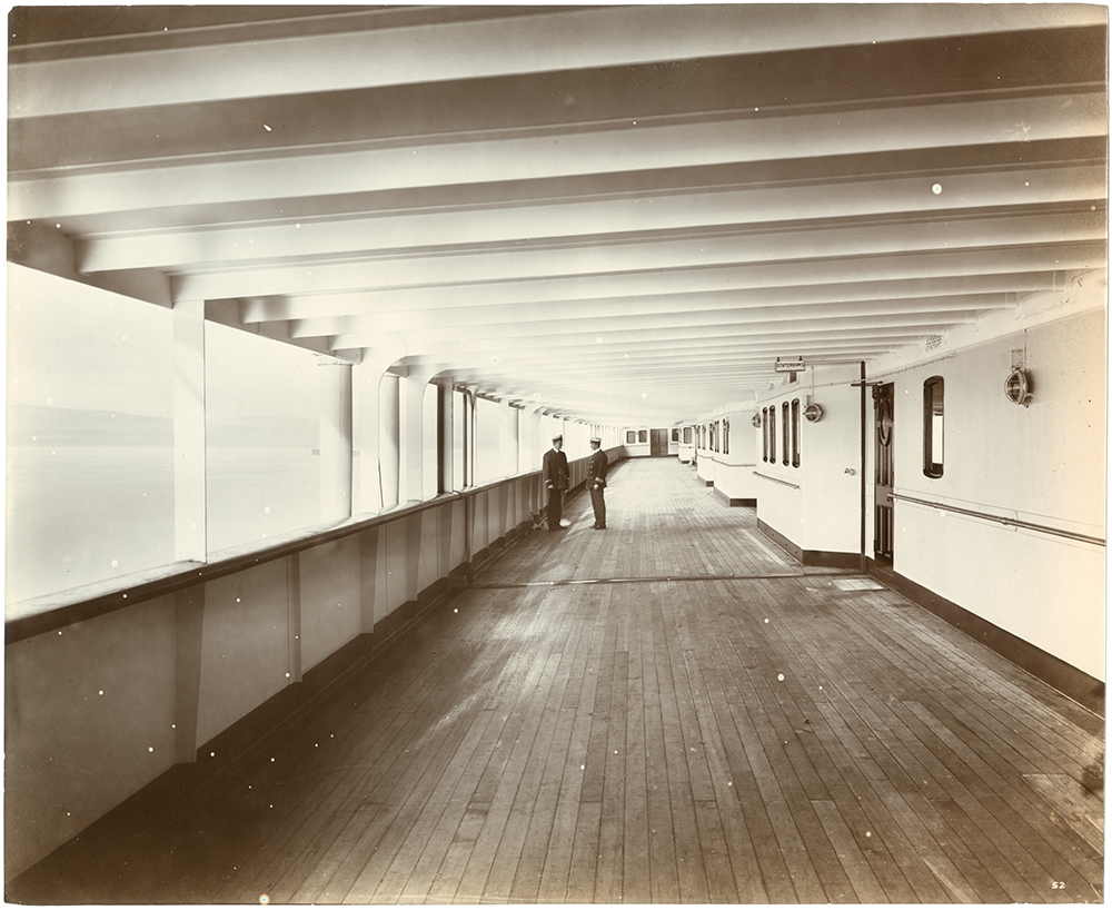 First class promenade deck