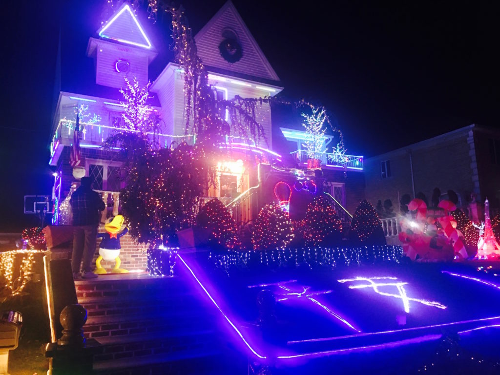 Festively bonkers to the Dyker Heights Christmas light show