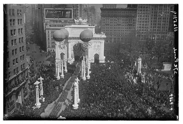 The marks of World War I, scattered throughout the five boroughs