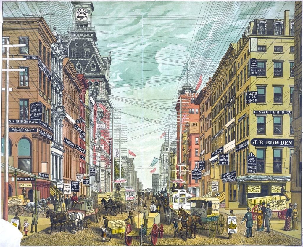 The greatest street in the world : the story of Broadway, old and