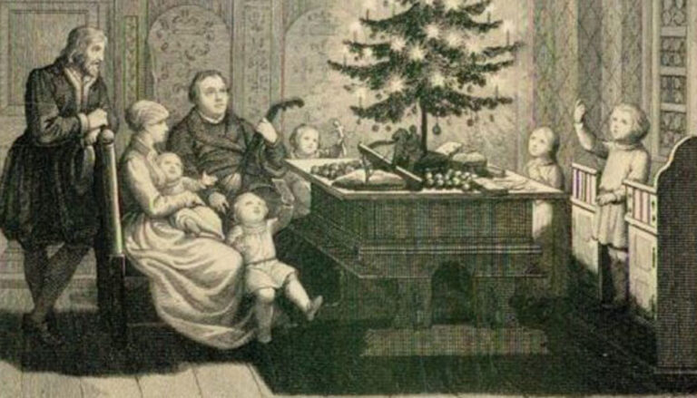 The story of the world's first Christmas tree with electric lights