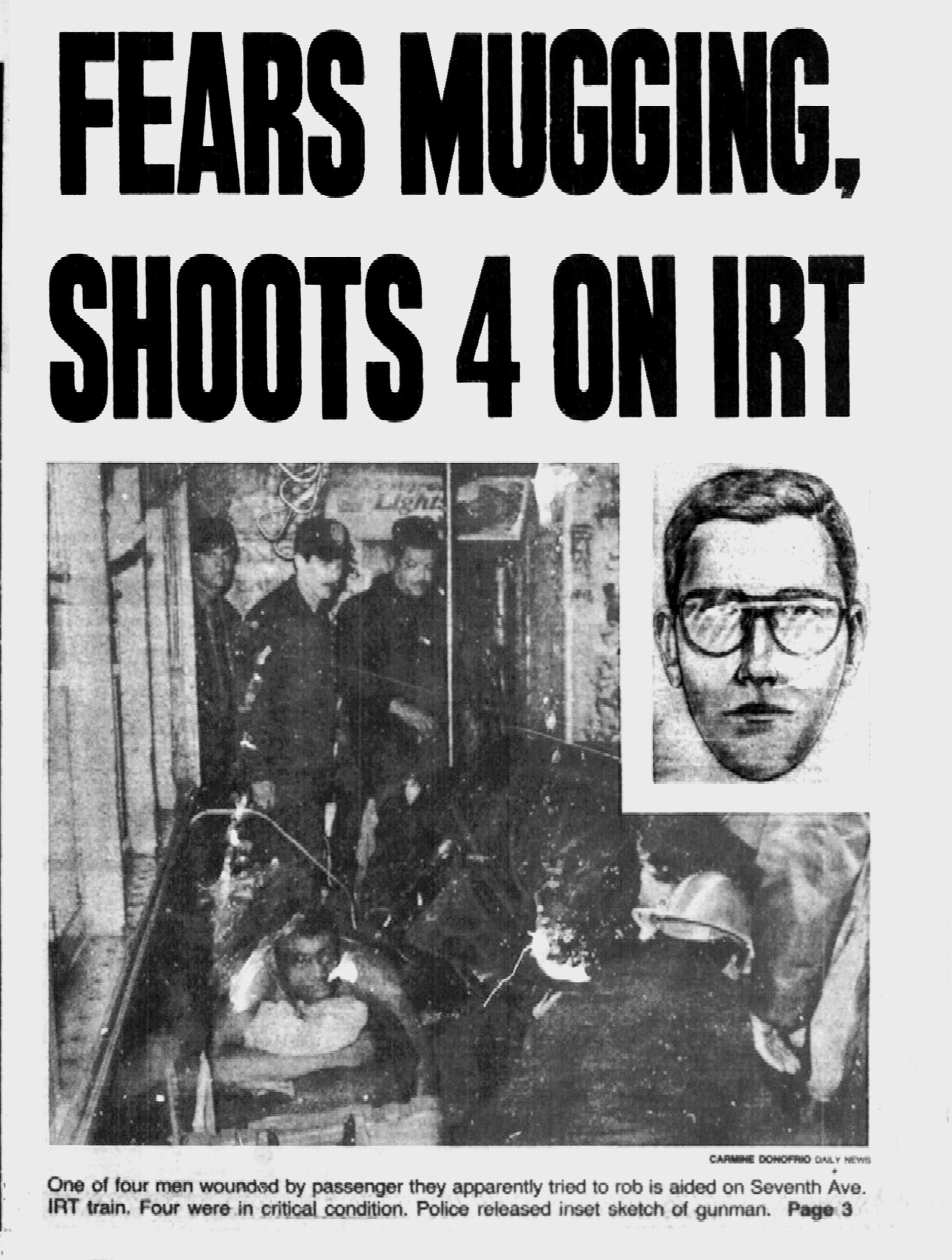 Keith Taillon NYC 1984: Remembering the Case of the 'Subway Vigilante' - The Bowery ...
